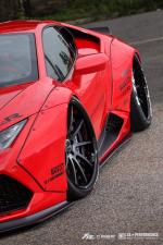 Lamborghini Huracan in Red by Liberty Walk 2015 года
